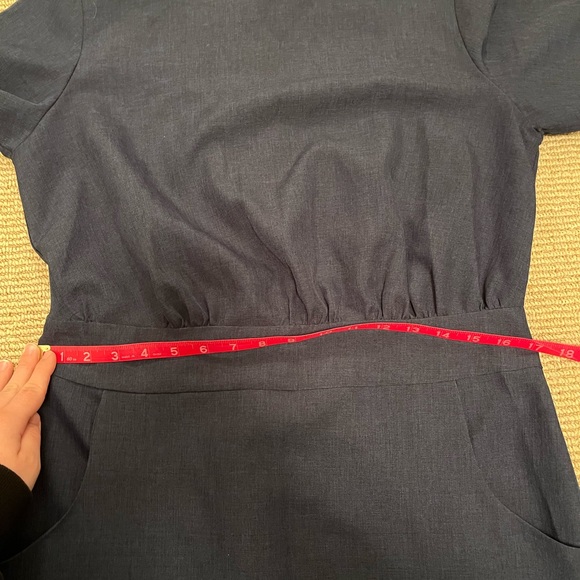 Rebecca Tatti Blue Denim Colored Office Dress - Picture 6 of 10